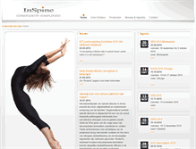 Tablet Screenshot of inspine.nl